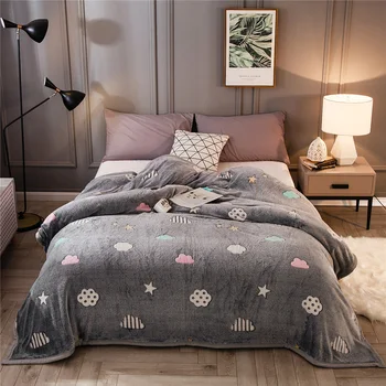 

Thin Flannel Blanket Winter Adult Soft Thick Sherpa Throw Blanket for Sofa Bed Couch Frazadas Mantas De Cama Cobertor