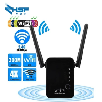 WR17 dual antenna signal amplifier 300Mbps wireless WiFi repeater wireless router for home network extender WISP / router / AP original xiaomi repeater pro mi wifi amplifier 300mbps wireless network extender mijia wifi signal 2 4g wireless router