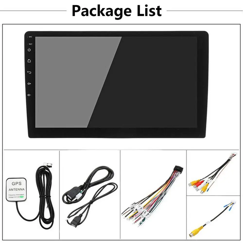 Универсальный автомобильный радиоприемник 10 дюймов Android 8 1 2din на DVD плеер GPS