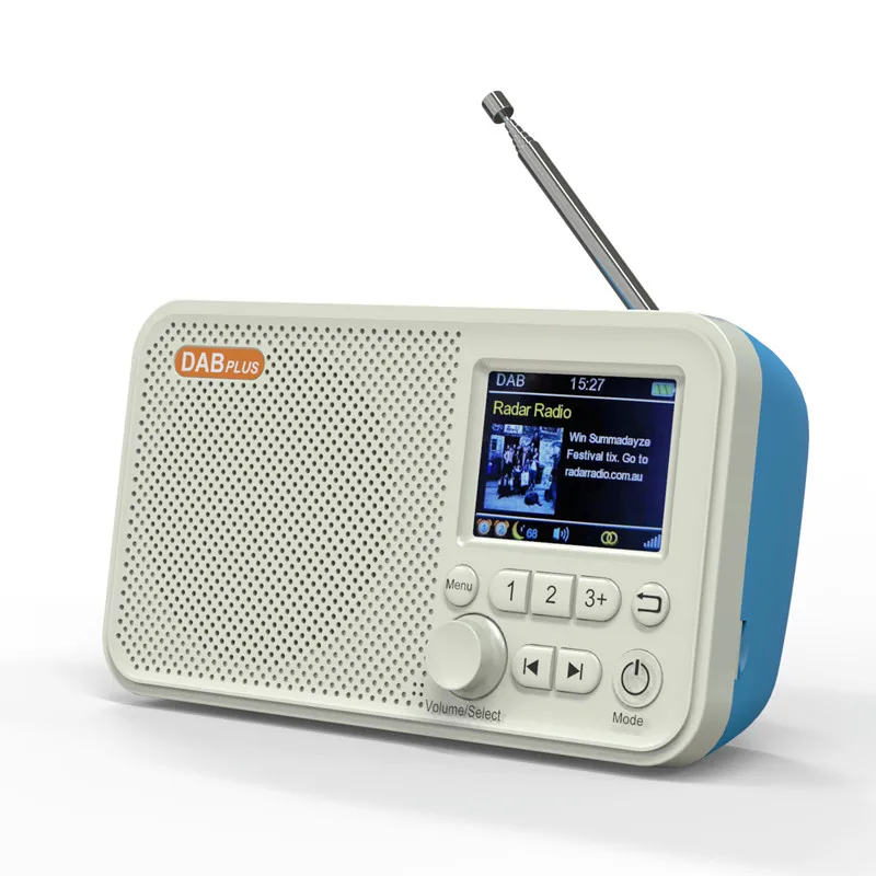 Цифровое радио DAB цветной светодиодный дисплей 2 4 дюйма поддержка Bluetooth вставка