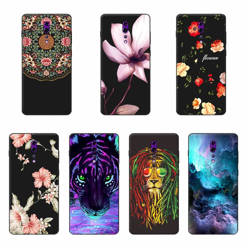 Для Oppo A7X A9 Мягкий ТПУ чехол A3S A57 Силиконовая задняя крышка для F9 F11 телефон Funda для RenoZ 10X Zoom Coque Матовая защитная оболочка