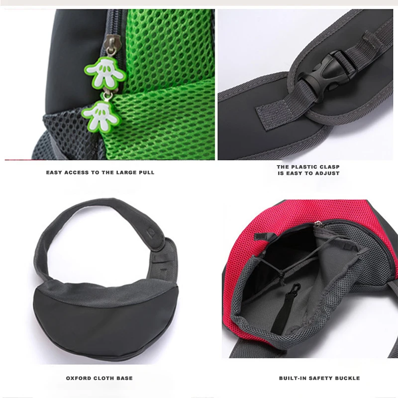 Pet Puppy Carrier S/M Открытый Путешествия собака сумка сетка Оксфорд один комфорт слинг Сумочка Сумка