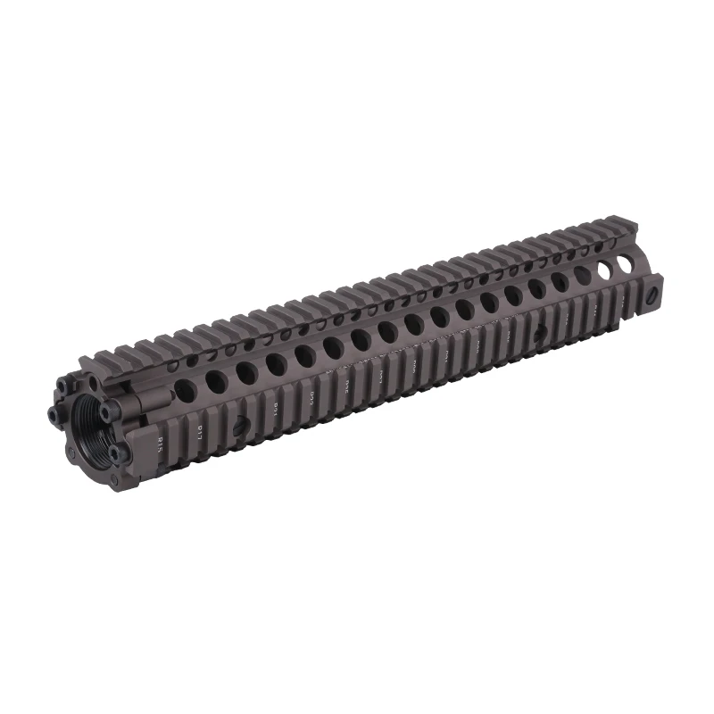 Sand 12 Алюминиевый Жесткий анодированный чехол для " 9" 1" Airsoft Handguard тактический рельс для AR AEG Airsoft M4 гелевый бластер Пейнтбольные аксессуары - Цвет: Sand 12