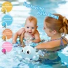 Baby Bath Toys Spray Water Shower Bathing Toys for Kids Electric Whale Bath Ball with Light Music LED Light Toys ool Bathtub Toy 2