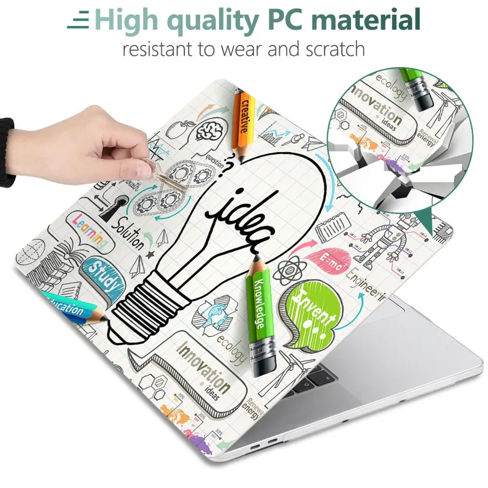 Прочный чехол Innovated & Idea для лампочек Macbook Pro 13 15 дюймов 2020 дюйма A2338 A2289 A1706 A2179