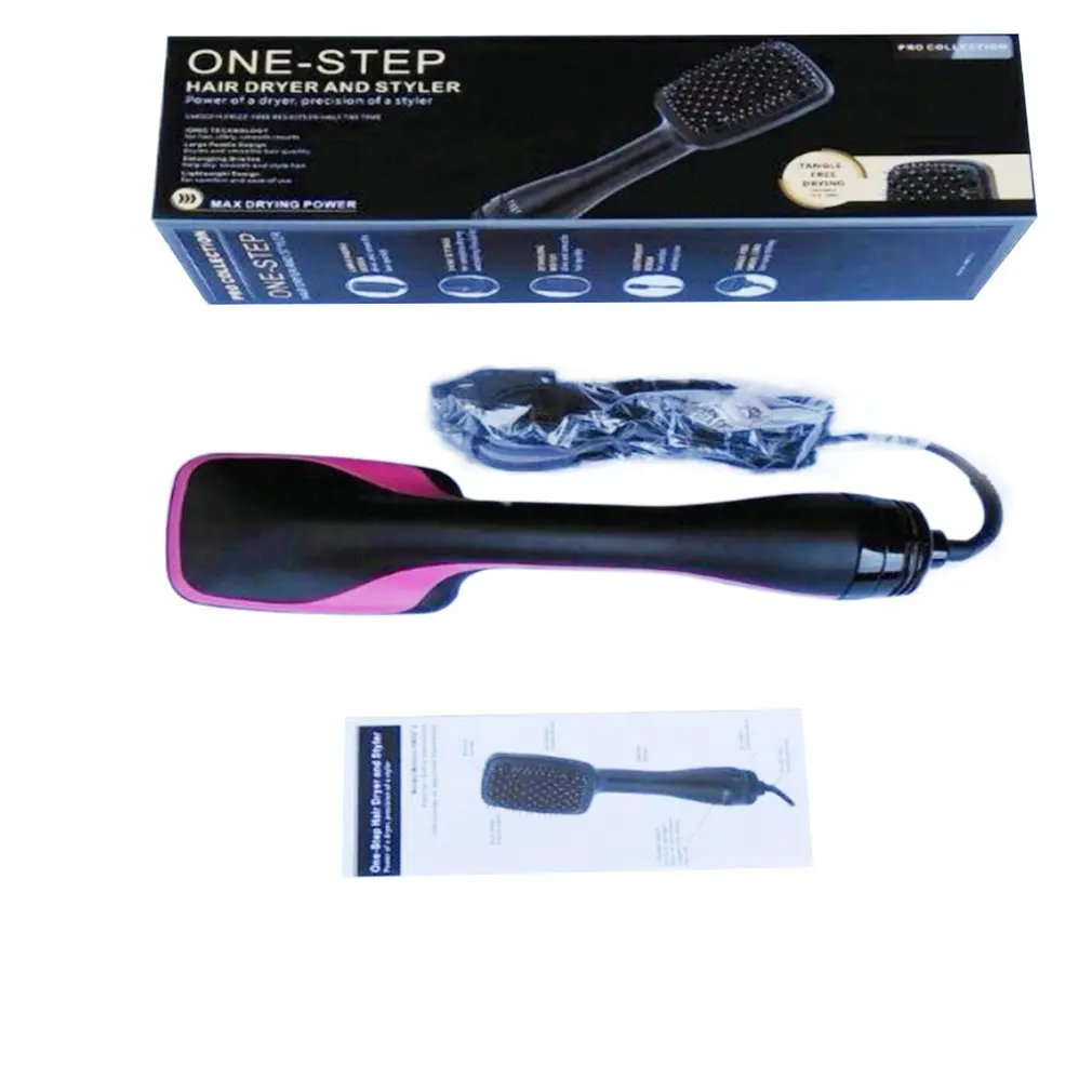 

Multi-functional Infrared Anion Straight Hair Comb Portable Hot Air Comb Electric Hair Brushes Combo Mini Hair Dryer