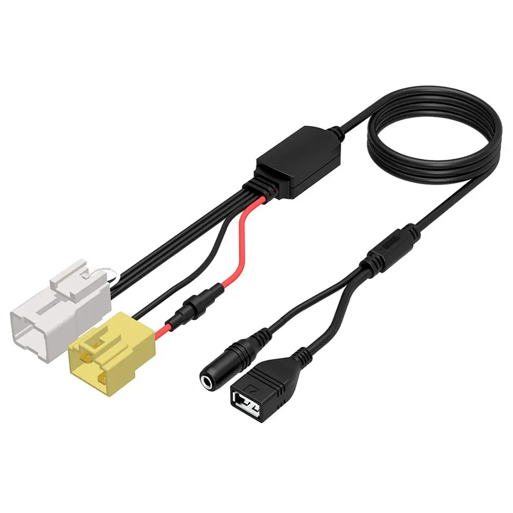 Автомобильный стерео AUX адаптер CHELINK аудио кабель с USB интерфейсом и 3 5 мм