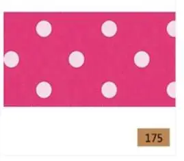 175-029 1-1/2 ''38 мм полиэстер горошек печатные атласные ленты пятна dotty ленты для волос аксессуары - Цвет: 175-029