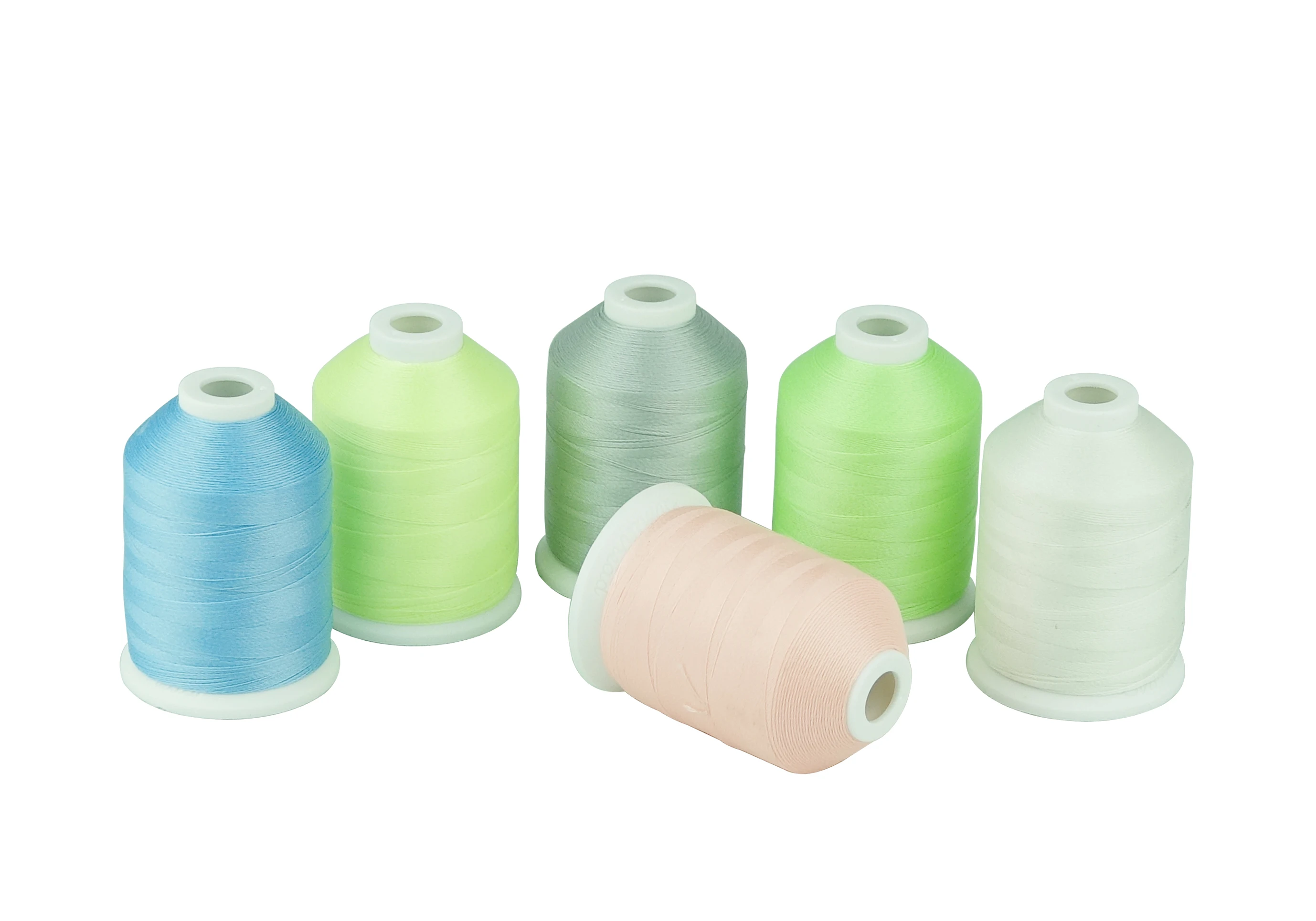 Швейная нить Simthread светящаяся в темноте 6 катушек|threads glow|embroidery threadembroidery thread brands |