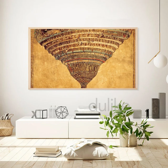 Dantes Inferno Pintura Botticelli Alta Resolucao Imagens Do Inferno De
