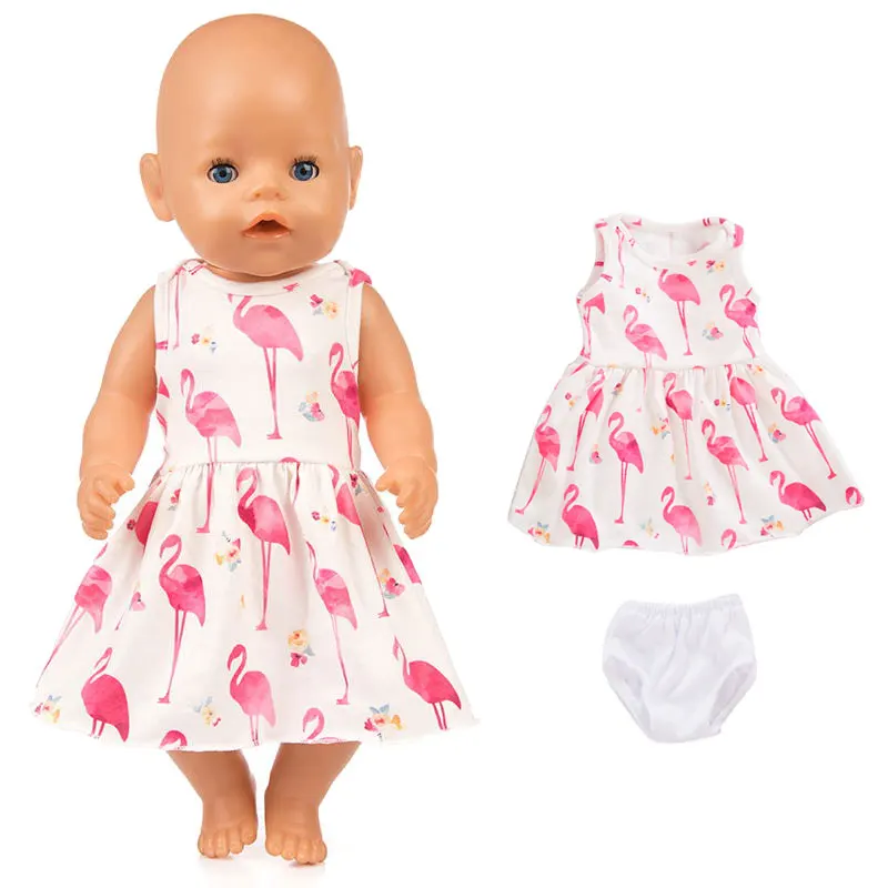 Модное платье для 43 см; Zapf Baby Doll; 17 дюймов; куклы для новорожденных; Одежда и аксессуары - Цвет: 13