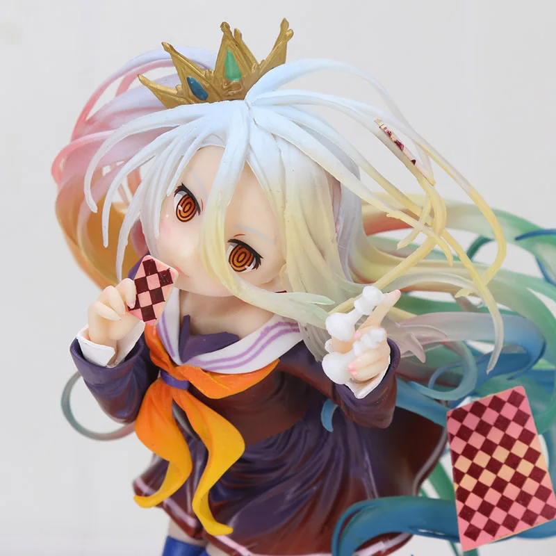 Аниме Нет игры нет жизни Широ окрашенные фигурные карты ver. 3d поколение игра жизни 1/8 Масштаб ПВХ фигурка модель игрушки