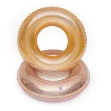 Мужские и женские уплотненные кольца для плавания с блестками для вождения на лето, плавающие пляжные надувные плавающие кольца для взрослых