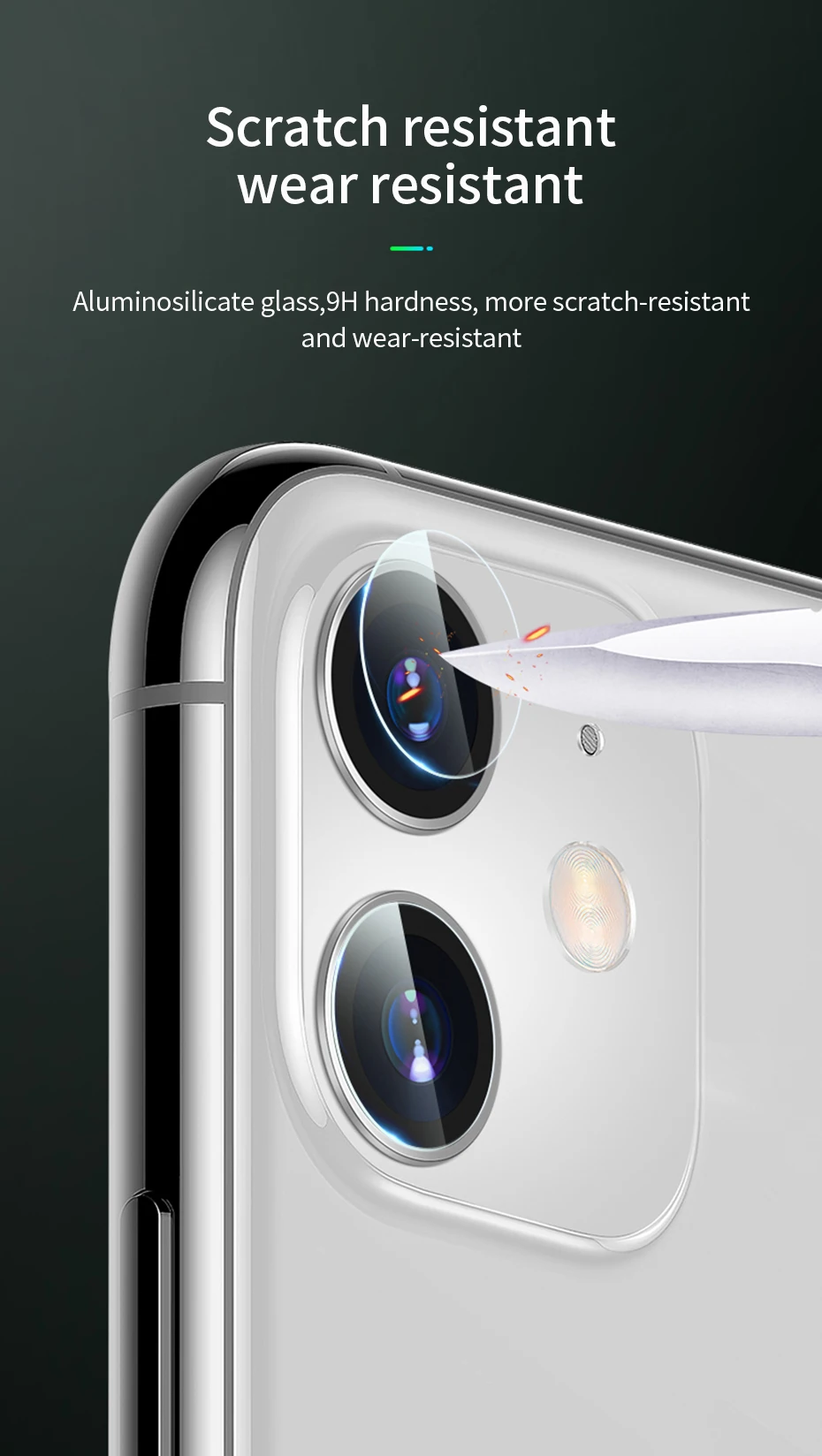 HOCO V11 3D закаленное защитное стекло пленка для iPhone 11 объектив камеры прозрачное стекло Защита для iPhone 11 Pro MAX