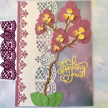 

Beautiful Lace Metal Cutting Dies Scrapbooking Stencil for Album Paper DIY Gift Cards Decoration Embossing Mold Dies New