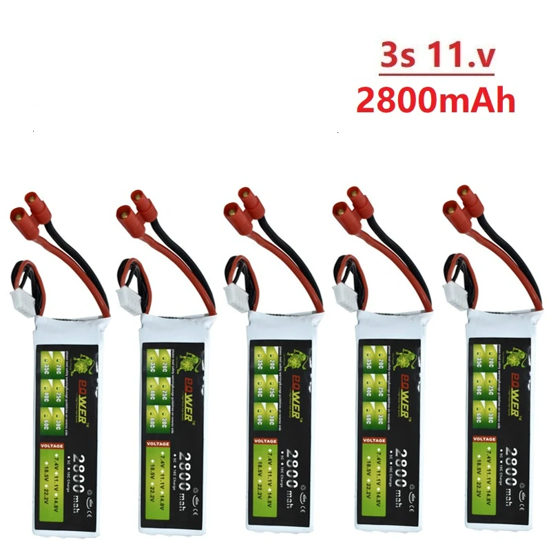 Модернизированный для BAYANGTOYS X16 X21 X22 11,1 V Батарея 2800 ма-ч для X16 x21 X22 Батарея для запасные части для радиоуправляемого квадрокоптера Запчасти 5 шт./компл