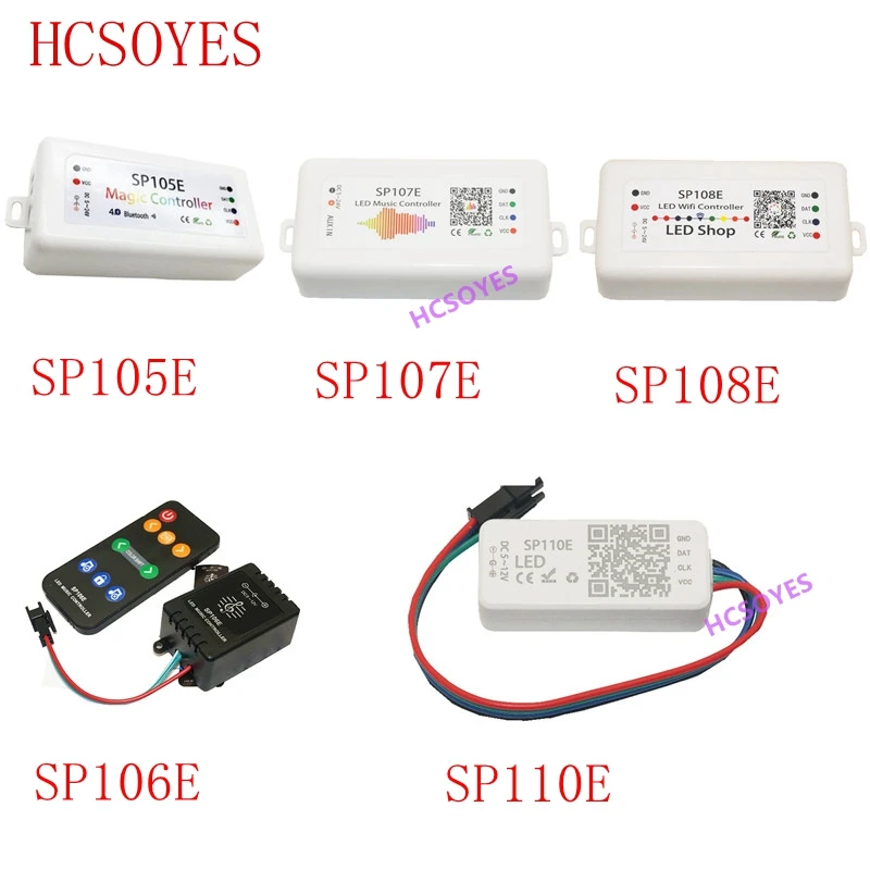 SP108E Wi Fi SP107E SP106E музыкальный контроллер для WS2812B светодиодная полоса SP105E SP110E Bluetooth