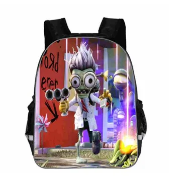 

11-18 Inch New Plants vs Zombies School Backpack Girl Boy Primary Student Schoolbags Children Cartoon backpacks