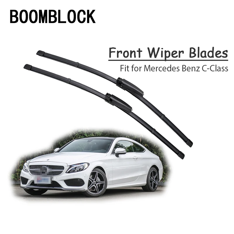 BOOMBLOCK для Mercedes Benz W205 W203 W204 C Class лобового стекла автомобиля резиновые щетки