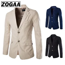 ZOOGAA Hot Sale New Arrival Fashion Blazer Mens Casual Jacket The New Spring and Summer of Men Suits Casual Coat