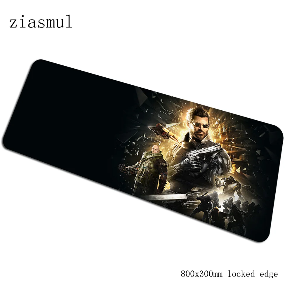 Deus Ex коврик для мыши 800x300x3 мм с обработанным краем коврик мышь Notbook компьютерная коврик для мыши игровой padmouse esports gamer клавиатура коврики для мыши