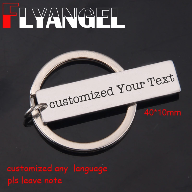 Custom Engraved Name, Date, Sentence, Words Keychain For Couples