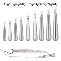 Tungsten Sinkers 35g-28g Additional Weight Quick Release Casting Weights Fishing Fall Sinker Hook Connector Line Sinkers