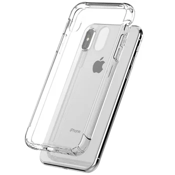 

Air Sac Anti-Knock Transparent TPU Soft Case for iPhone X 6 6S 7 8 Plus Cases for iPhone XS 11 Pro Max XR 5 Silicone Phone Cover