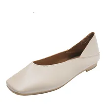 Женская обувь; повседневные водонепроницаемые мокасины из мягкой кожи на плоской подошве с квадратным носком; новые женские лоферы на плоской подошве; Осенняя женская обувь; zapatos mujer