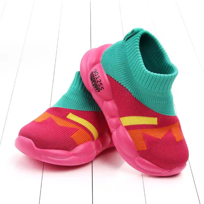 Zapatos deportivos de suela blanda de malla Multicolor para bebés y niños,  zapatillas de tenis antideslizantes, para primavera y otoño|Zapatillas  deportivas| - AliExpress