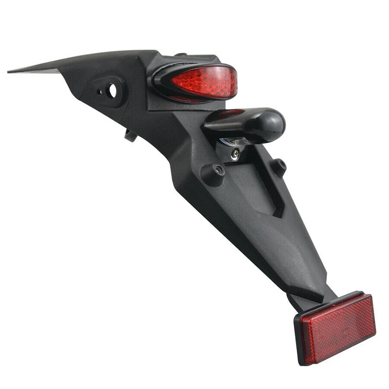 Universal Motorcycle Rear Fender Mudguard with LED Tail Light for Yamaha Brake Lamp |