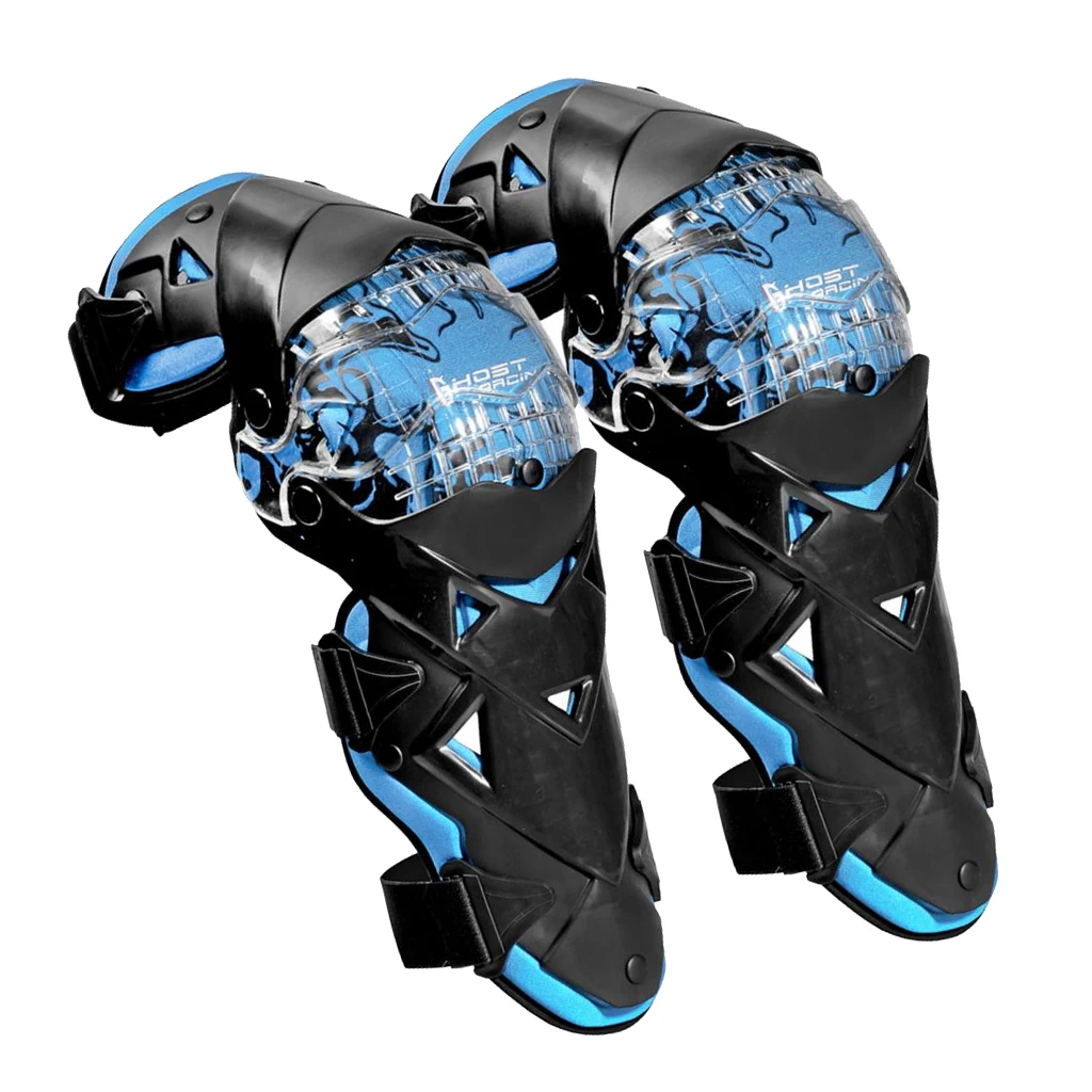 Pair Motorcycle Racing Riding Knee Guard Protective Protectors Pads Armor Kneepads Gear