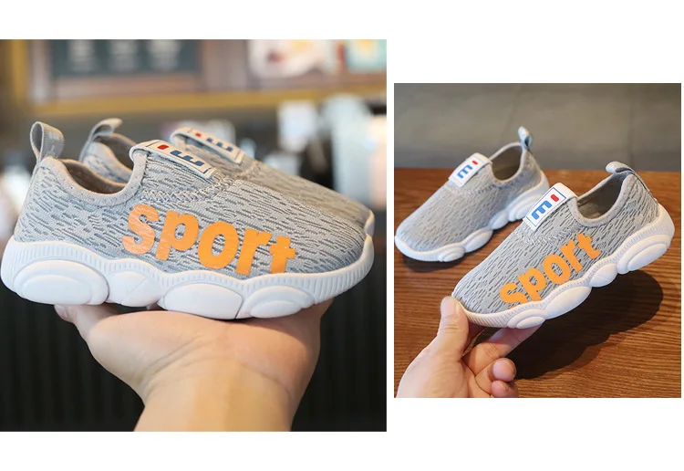 autumn new soft bottom children's sports shoes boys mesh breathable children small white shoes female baby shoes
