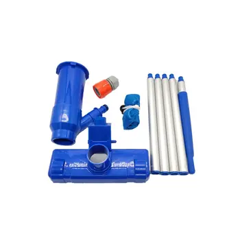 

Swimming Pool Cleaning Vacuum Jet Cleaning Tool with Bottom Brush Suction Head Scenery Pool Cleaning Water Convenient