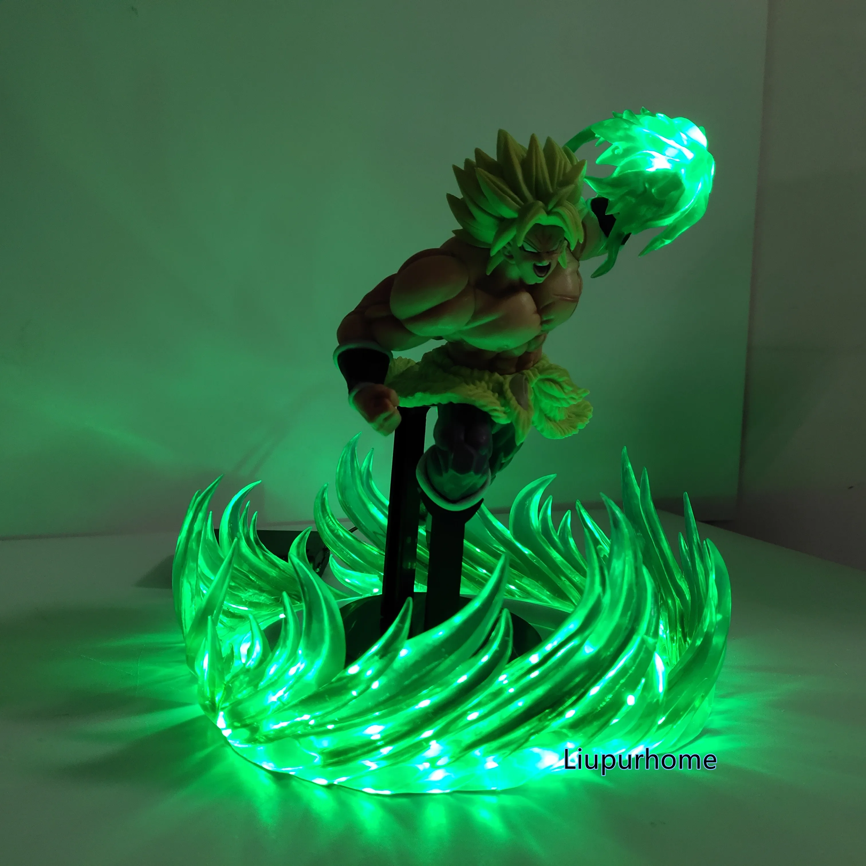 Lampara broly Dragon Ball Лампа Супер Saiyan зеленая мощность светодиодное освещение Dragon Ball Super Broli Lamparas DBZ