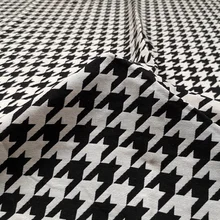 100x140 см Хаундстут европейский и американский полиэстер жаккардовая ткань для женщин осень зима платье пальто брюки DIY шитье