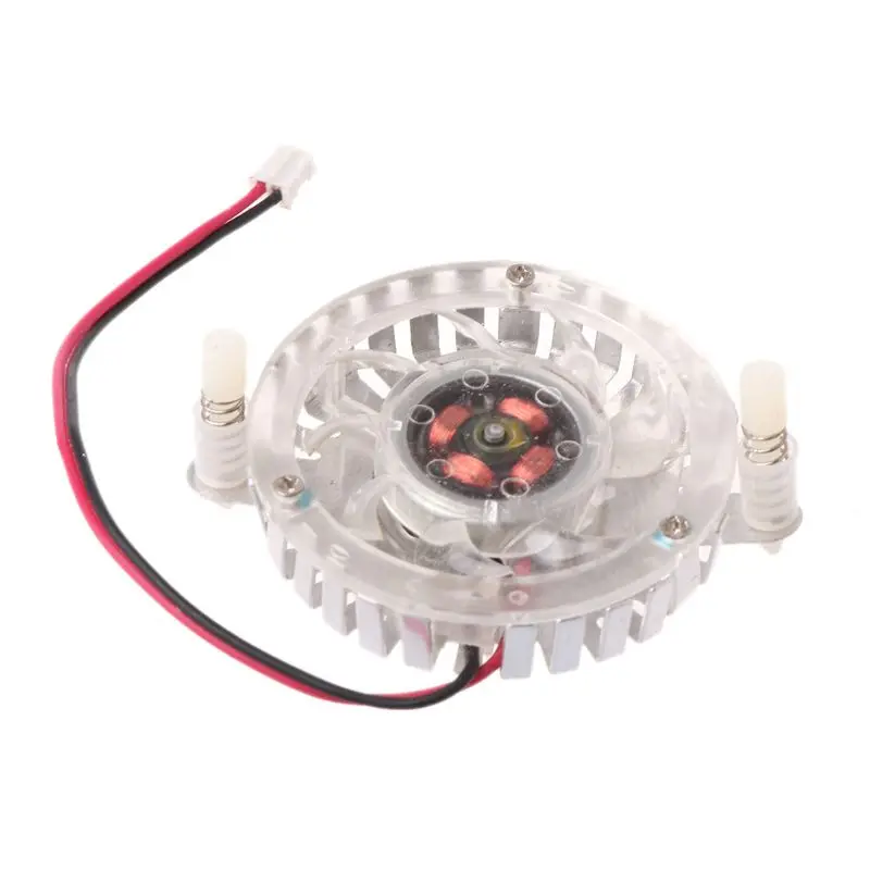 2Pin DC 12V круглый компьютер Охлаждающие вентиляторы кулер Замена для ПК ноутбук теплового излучения аксессуары
