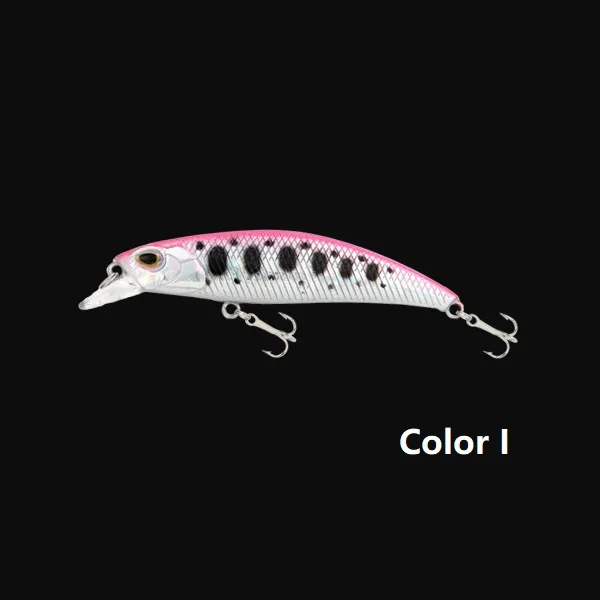 HOT New Minnow mini small fishing lure 60mm high quality vibration swing sink hard bait efficient ice lures japan fishing tackle - Цвет: Color  I