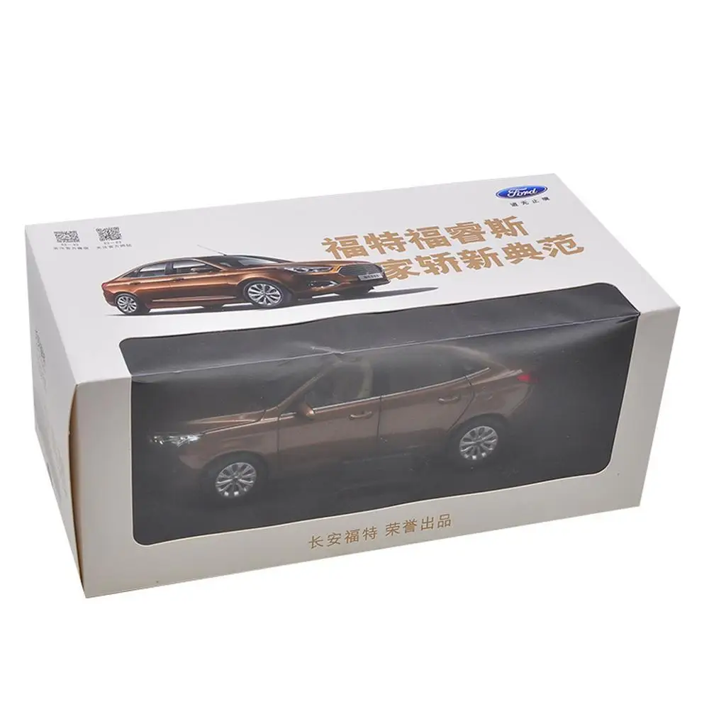 1/18 масштаб Ford ESCORT коричневый литой автомобиль Модель Коллекция игрушек подарок