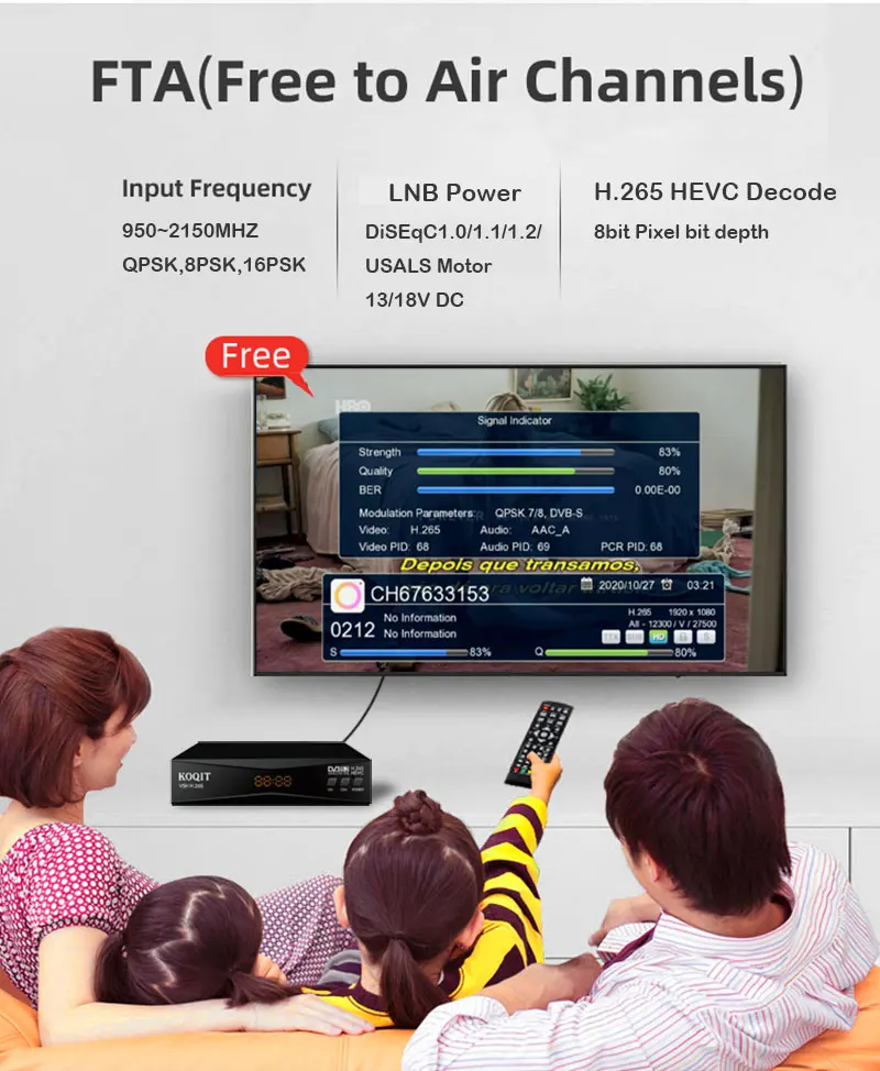 s2, receptor de tv por satélite, smart