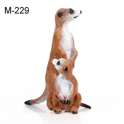Моделирование стоя Сурикат диких животных фигурка рабочего стола орнамент детская игрушка - Цвет: 229