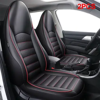 

Front Car Seat Cover Set Universal Pu Leather Car Covers for Brilliance Faw V5, Byd F3, Changan Cs35, Chery Tiggo 3 T11