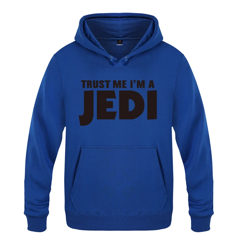 TRUST ME I AM A JEDI-Star толстовки Star Wars мужские мужские пуловеры флисовые толстовки с капюшоном