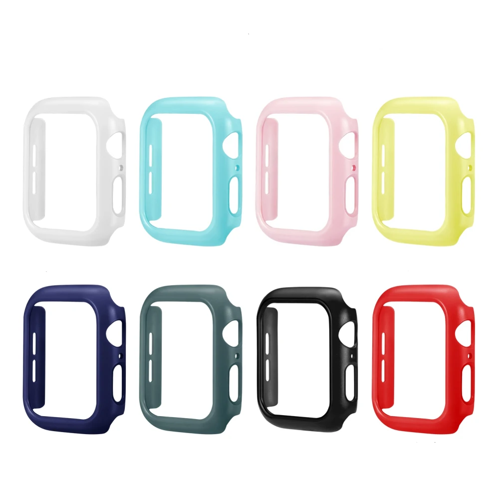 Watch Cover Case For Apple Watch Series 5 4 3 2 1 Case 42mm 38m 40mm 44mm 360 Full Slim PC Shell Screen Protector for iWatch 5/4
