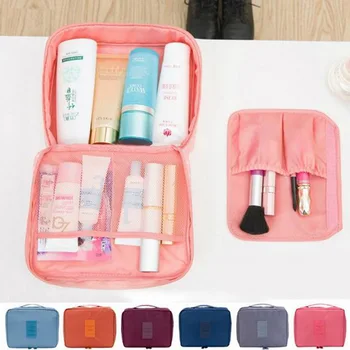 

Hot Sale Multifunction travel Cosmetic Bag Women Makeup Bags Toiletries Organizer Waterproof Female Storage Make up Cases