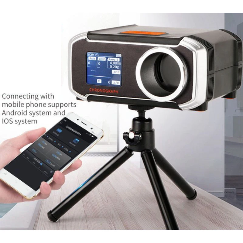 Multifunctional for Shooting Speed Meter Ball Velocity Energy Measurement Shooting Chronograph APP Bluetooth-compatible