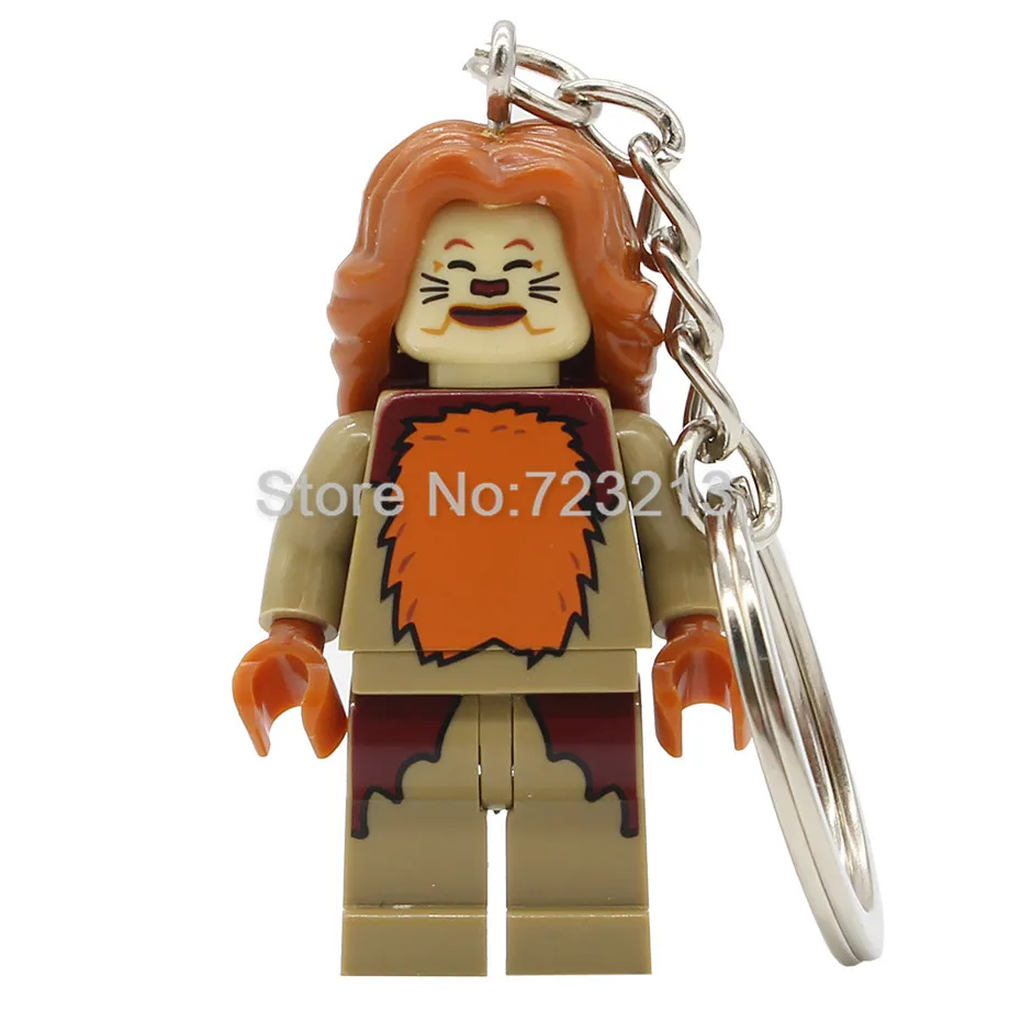 Lion Один мультфильм Кот История игрушек фильм волшебник OZ Брелок фигурка Барт Базз Лайтер строительные блоки модели игрушки - Цвет: Lion