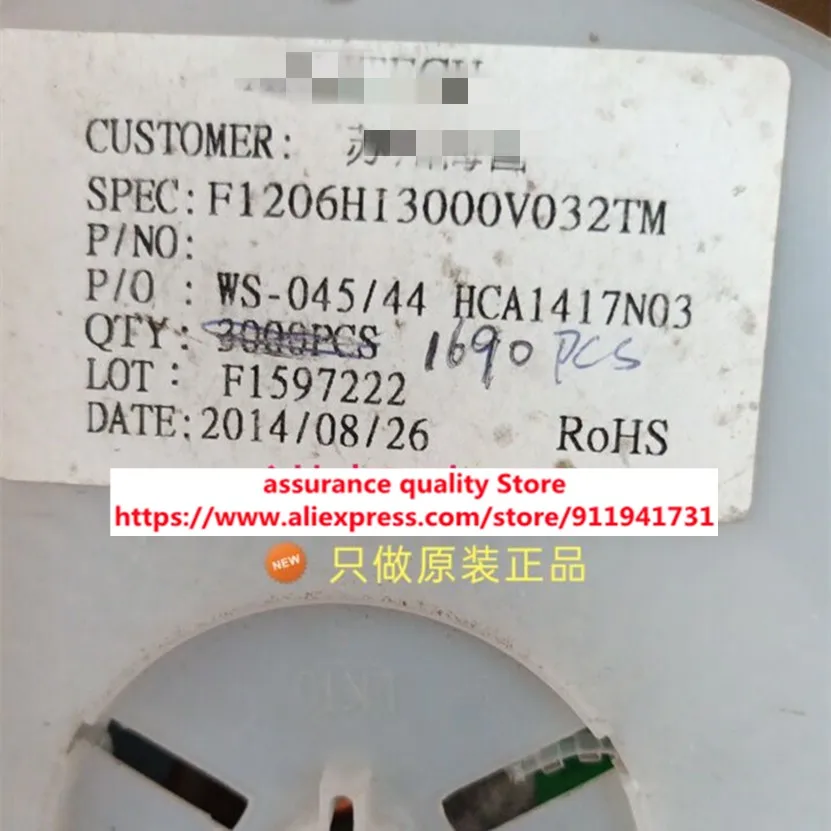 

30 шт./партия F1206HI3000V032TM F1206HI3000 ERBRD2R00X 0685-3000-S1 0686-1250-01