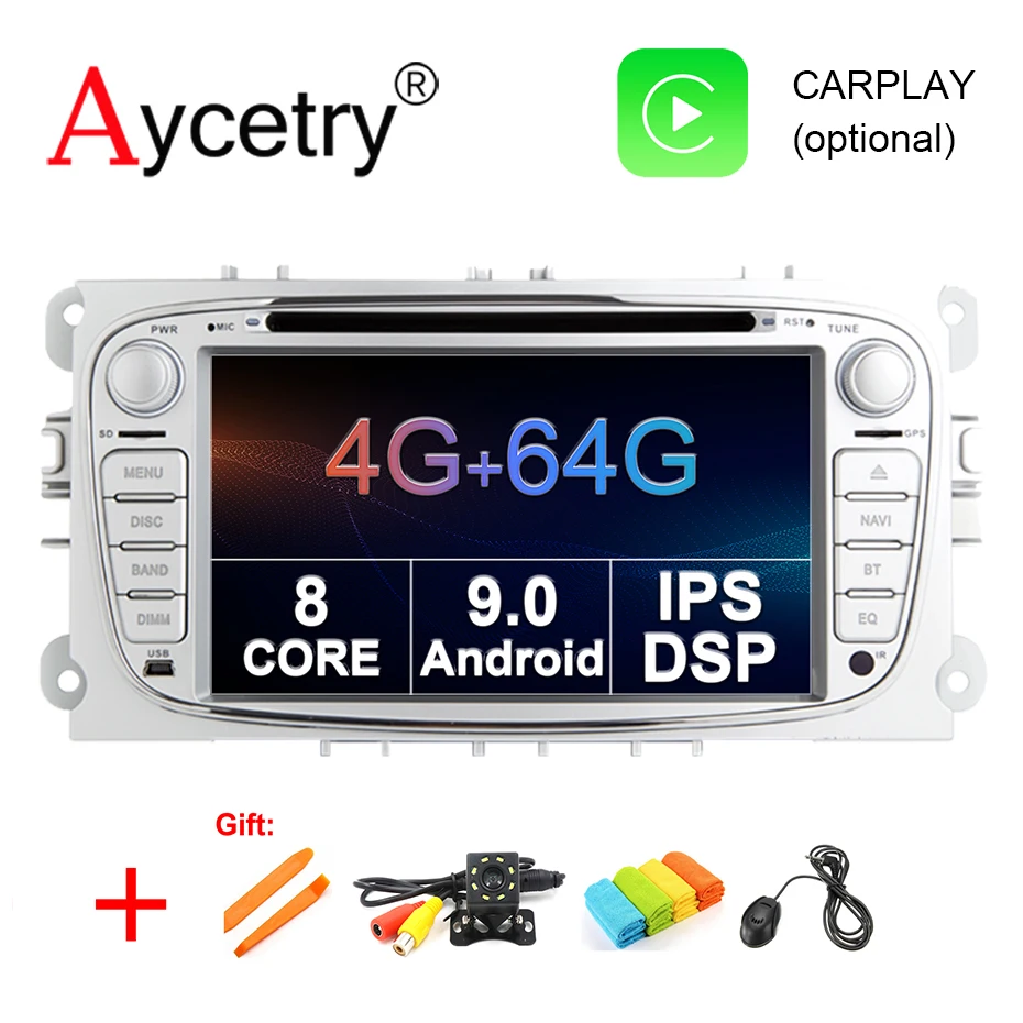 Discount 4G 64G Car DVD Multimedia Player Android 9.0 GPS 2 Din autoradio for FORD/Focus/S-MAX/Mondeo/C-MAX/Galaxy wifi car radio DSP DVR 0 Discount 4G 64G Car DVD Multimedia Player Android 9.0 GPS 2 Din autoradio for FORD/Focus/S-MAX/Mondeo/C-MAX/Galaxy wifi car radio DSP DVR 0