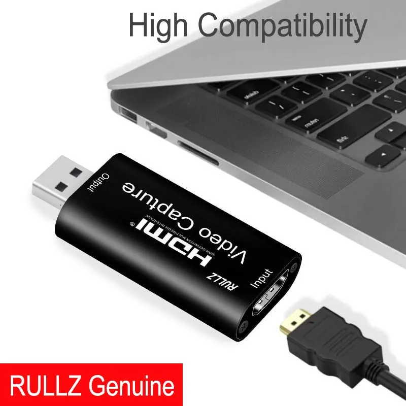 USB 2 0 4K HDMI Карта видеозахвата Mic в аудиовыход ТВ петля HD 1080p игровая карта захвата